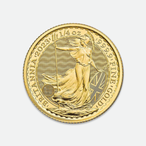Złota moneta Britannia 1/4 uncji