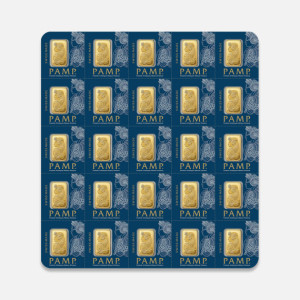 25x1 g sztabka złota Multicard PAMP Fortuna