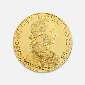 Złota moneta 4 Dukaty Austro-węgierskie