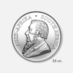 Zestaw: 25x srebrna moneta Krugerrand 1 uncja