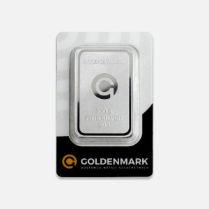 100 g sztabka srebra Goldenmark