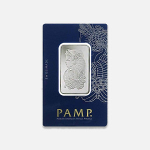 1 uncja sztabka srebra Fortuna Pamp