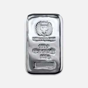 100 g sztabka srebra Germania