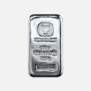 250 g sztabka srebra Germania
