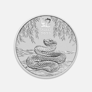 Srebrna moneta Lunar III: Rok Węża 1/2 uncji