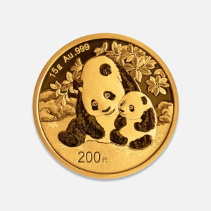 Złota moneta Chińska Panda 15 g