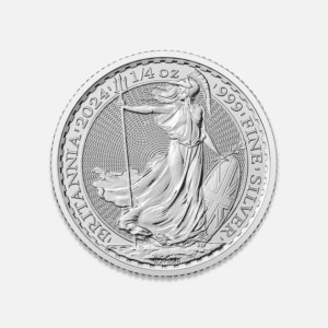 Srebrna moneta Britannia 1/4 uncji