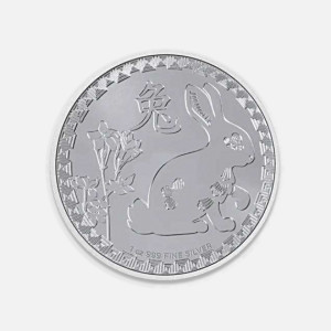 Srebrna moneta Rok Królika 1 uncja