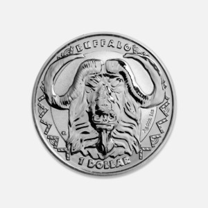Srebrna moneta Sierra Leone: Buffalo 2023 1 uncja
