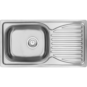 Chiuveta bucatarie inox cu picurator crom Deante, Doppio