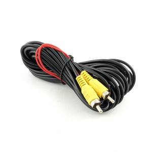 Kabel do Kamer Cofania 2 w 1 Przewód Wideo Zasilanie RCA Chinch 5m 2x Male