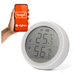 Czujnik temperatury i wilgotności z LCD Zigbee 3.0 Tuya Smart Life