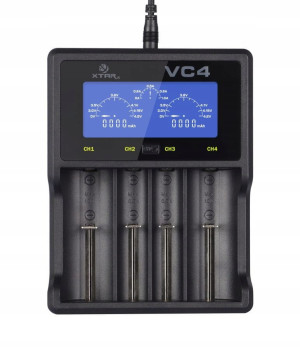 Ładowarka XTAR VC4 18650 Li-ION NiMH USB 4 kanały
