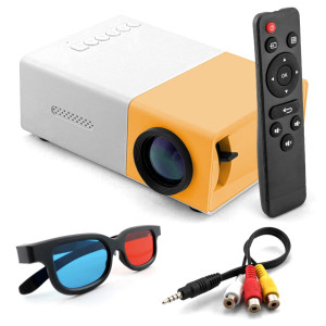 Mini Projektor Multimedialny LED HD USB Micro SD Głośnik 2W YG300