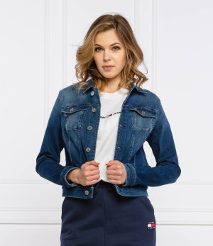 Tommy Jeans Jeansowa kurtka VIVIANNE | Slim Fit