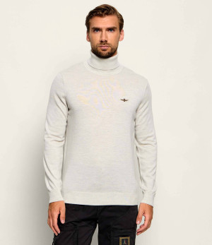 Aeronautica Militare Wełniany golf | Regular Fit