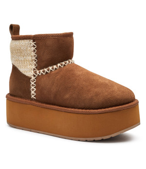 EMU Australia Śniegowce Stinger Knit Flatform | zamsz