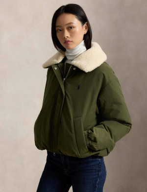 POLO RALPH LAUREN Puchowa kurtka | Loose fit | shearling