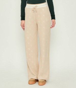 GUESS ACTIVE Spodnie dresowe PAULINA | Relaxed fit | sztruks