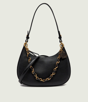 LAUREN RALPH LAUREN Skórzane hobo Marcy