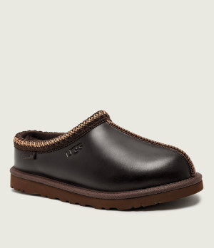 UGG Skórzane mule M TASMAN | z dodatkiem wełny