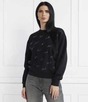 Karl Lagerfeld Bluza rhinestone karl | Loose fit