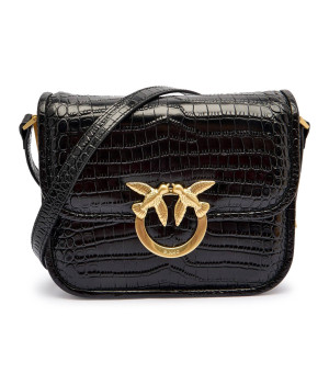 Pinko Skórzana torebka na ramię Love Box Bag Fl Mini
