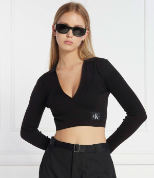 Calvin Klein Jeans Sweter | Cropped Fit