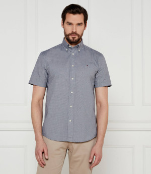 Tommy Hilfiger Koszula THFLEX POPLIN HOUNDSTOOTH | Regular Fit
