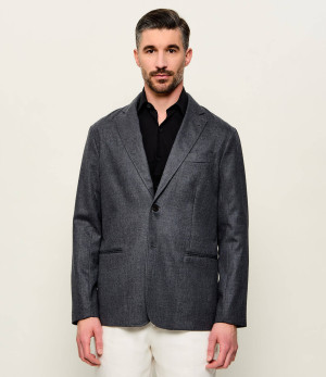 Emporio Armani Wełniana marynarka | Regular Fit
