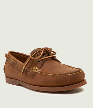 POLO RALPH LAUREN Skórzane mokasyny MERTON BOAT-BOAT