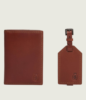 Tommy Hilfiger Skórzane etui na dokumenty