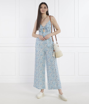 Pepe Jeans London Lniany kombinezon MATILDE | Regular Fit