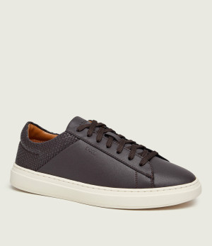 BOSS BLACK Skórzane sneakersy Kieran_Tenn_lwvpu