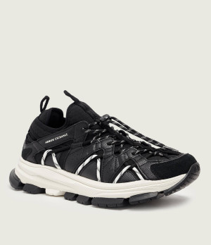 Armani Exchange Sneakersy | z dodatkiem skóry