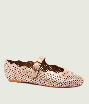 Kurt Geiger Baleriny Wavy Mayfair Mary Jane | zamsz
