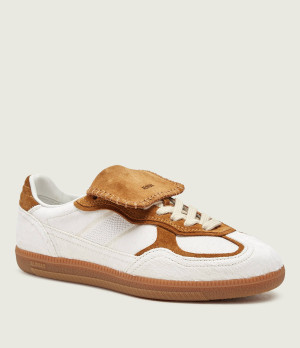 Alohas Skórzane sneakersy Tb.490 Club | zamsz