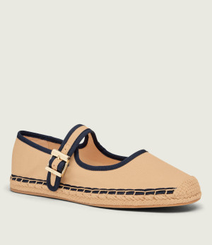 Tommy Hilfiger Espadryle Buckle Mary Jane | z dodatkiem skóry