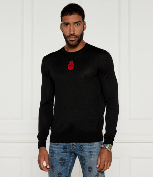 Alexander McQueen Wełniany sweter JUMPER | Regular Fit