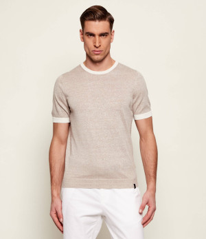 Fay Lniany t-shirt | Slim Fit