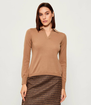 Weekend MaxMara Wełniany sweter CAPPA | Regular Fit | z dodatkiem kaszmiru