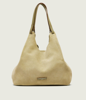 GIANNI CHIARINI Shopperka + saszetka Dua | zamsz