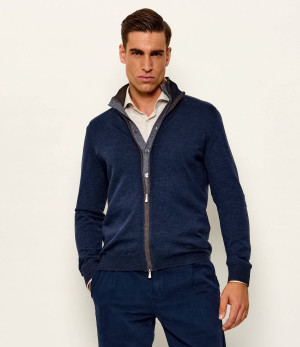 Gran Sasso Wełniany sweter | Slim Fit