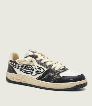 Enterprise Japan Skórzane sneakersy EGG ROCKET 3
