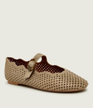Kurt Geiger Baleriny Wavy Mayfair Mary Jane | zamsz
