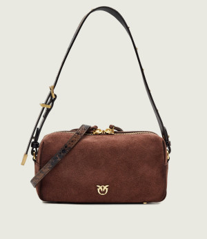 Pinko Torebka na ramię Bauletto Trittico Mini | zamsz