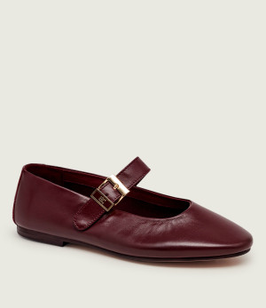 Tommy Hilfiger Skórzane baleriny Mary Jane
