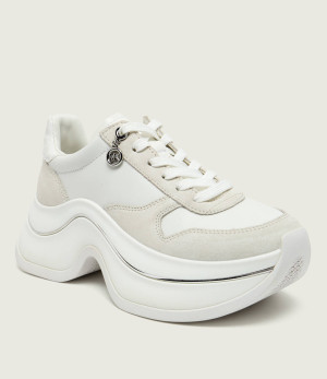 Michael Kors Skórzane sneakersy Arla | zamsz