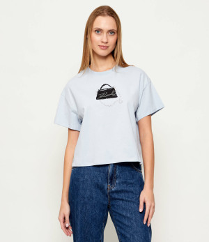 Karl Lagerfeld T-shirt Signature bag | Oversize fit
