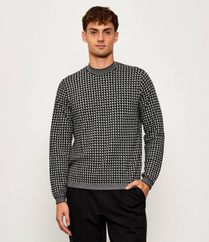 Emporio Armani Wełniany sweter | Regular Fit